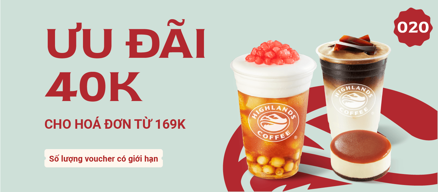 Ưu đãi 40K cho hóa đơn từ 169K